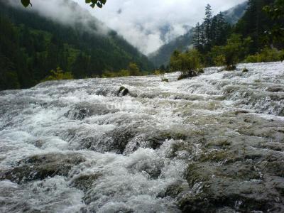 Jiuzhaigou in August 