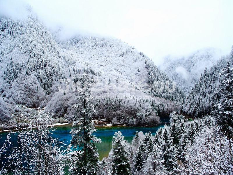 Jiuzhaigou Snow