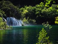 Shuzheng Waterfalls in Jiuzhaigou