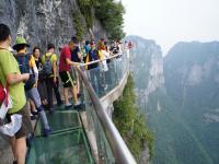 Glass Skywalk at Tianmen Mountain